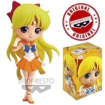 Boneco Sailor Moon Eternal Super Sailor Venus Q Posket Bandai Banpresto - 045557267896