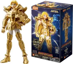 Boneco Saint Seiya Os Cavaleiros do Zodíaco Mu Aries Champion Class Blokees