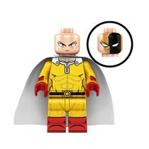 Boneco saitama one punch man anime bloco de montar