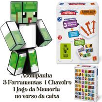 Boneco Sandega 15cm Gamer Skin Com 3 Ferramentas 1 Chaveiro Algazarra Brinquedos Boneco Sandega 15cm Gamer Skin Com 3 Ferramentas 1 Chaveiro Algazarra Brinquedos