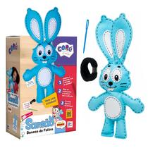 Boneco Sansão Turma Da Mônica De Feltro Kit Criativo Infantil Costura Educativa Com Acessórios