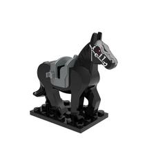 Boneco senhor dos aneis hobbit blocos de montar modelo:cavalo preto Boneco senhor dos aneis hobbit blocos de montar modelo:cavalo preto