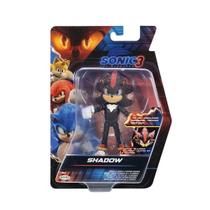 Boneco Shadow De 12cm Com Luz - Sonic 3: O Filme