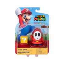 Boneco Shy Guy de 7cm com Bloco - Super Mario