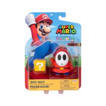 Boneco Shy Guy de 7cm com Bloco "" - Super Mario