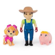 Boneco Skye e Fazendeira Yumi Patrulha Canina Sunny - 3587