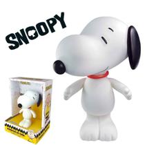 Boneco Snoopy Cachorro do Charlie Brown Vinil 20cm Original Peanuts Brinquedo Presente Menino Menina Crianças +4 Meses - Lider