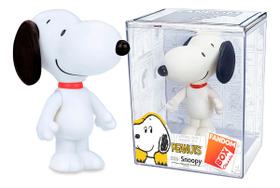 Boneco Snoopy Vinil Coleção Caixa Acrílico Lider Brinquedos
