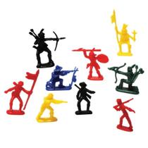 Boneco soldadinho cowboy indio apache brinquedo