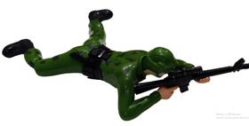 Boneco Soldado A Pilhas Que Rasteja Soldadinho Rastejante Brinquedo Musical som