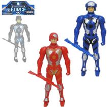 Boneco soldado bombeiro / militar com arma force na solapa - DM BRASIL