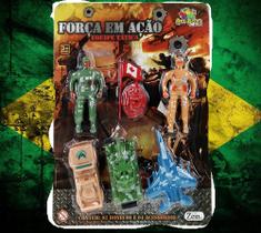 Boneco soldado brinquedo soldadinho plastico tanque blindado guerra brinquedo exército