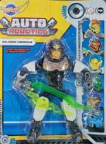 Boneco Soldado Ciborgue Auto Robótico Poseable Colecionável