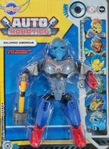 Boneco Soldado Ciborgue Auto Robótico Poseable Colecionável