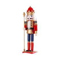 Boneco Soldado Quebra-Nozes De Madeira De 30CM, Ornamento De Natal Para Mesa, Decoração De Casa Boneco Soldado Quebra-Nozes De Madeira De 30CM, Ornamento De Natal Para Mesa, Decoração De Casa