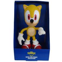 Boneco Sonic Amarelo Articulado Action Figure Grande 25cm - Enviamos no mesmo dia