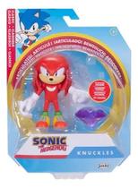 Boneco Sonic Articulado - Knucles 9 cm - Sunny