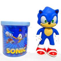 Boneco Sonic Azul Filme Brinquedo Macio 16cm Caneca Personalizada 350ml - Win
