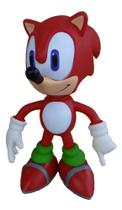 Boneco Sonic Red Vermelho Grande Super Size 23Cm - Sonic
