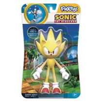 Boneco Sonic Hedgehog Flexfigs On Card Super Sonic 2471 Boneco Sonic Hedgehog Flexfigs On Card Super Sonic 2471