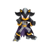 Boneco Sonic - Shadow X Batman Articulado Design Exclusivo Preto Sunny 09CM Boneco Sonic - Shadow X Batman Articulado Design Exclusivo Preto Sunny 09CM