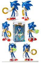 Boneco Sonic The Hedgehog Action Figure Montável 10cm