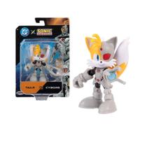 Boneco Sonic The Hedgehog DC Warner Tails Cyborg 6,5cm