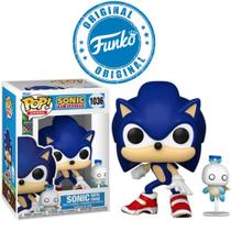 Boneco Sonic The Hedgehog Sonic With Hero Chao Pop Funko 1036