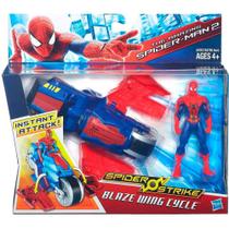 Boneco Spider Man Electro-Veículo Moto Alas Ocultas