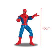 Boneco spider man gigante 45cm articulado vinil mimo