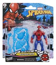 Boneco spiderman marvel action verse com acessórios hasbro 11cm