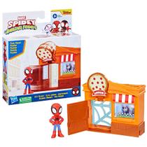 Boneco Spidey e Playset City Blocks Pizza Vida Urbana F8360 Hasbro