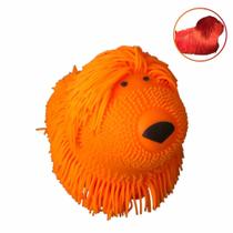 Boneco Squish Anti Stress Cachorro Brinquedo De Apertar Com Luz Led