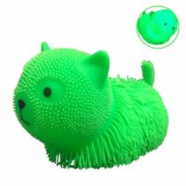 Boneco Squish Anti Stress Gato Brinquedo De Apertar Com Luz Led