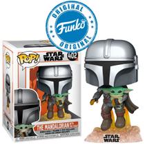 Boneco Star Wars The Mandalorian With The Child Pop Funko 402 - 889698509596