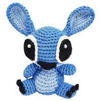 Boneco stitch azul crochê 18x18cm amigurumi Boneco stitch azul crochê 18x18cm amigurumi