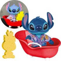 Boneco Stitch Banho Divertido Disney Com Banheira - Cotiplas Boneco Stitch Banho Divertido Disney Com Banheira - Cotiplas