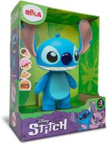 Boneco Stitch Disney 25cm Abre a Boca Vem com Comidinhas - Elka