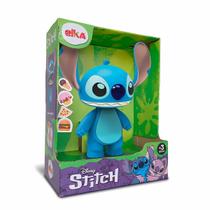 Boneco Stitch Disney Articulado Azul Elka 19cm