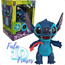 Boneco Stitch Gigante 35cm Fala 10 Frases Mimo Toys 0427