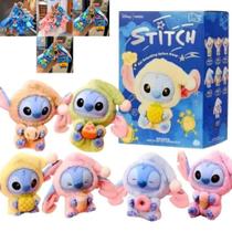 Boneco Stitch Labubu Pelucia Surpresa Colecionável Chaveiro Envio Imediato - Pelucia Labubu Monster