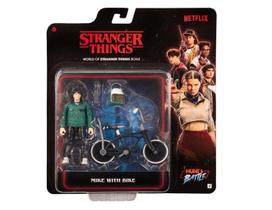 Boneco Stranger Things Mike Wheeler Com Bike 10cm - Candide Boneco Stranger Things Mike Wheeler Com Bike 10cm - Candide