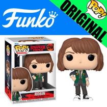 Boneco Stranger Things Robin Pop Funko 1244 Original - 889698623971 Boneco Stranger Things Robin Pop Funko 1244 Original - 889698623971