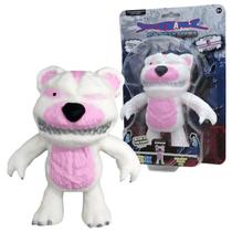 Boneco Stretchapalz Urso Elástico Abigor Branco 14cm Sunny