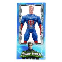 Boneco super herói soldado articulado - Miller Brinquedos