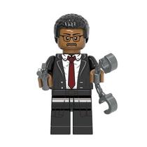 Boneco super heroi vilão hq bloco de montar