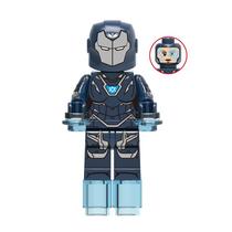 Boneco super herois e viloes cinema bloco de montar