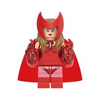 Boneco super herois e viloes cinema bloco de montar