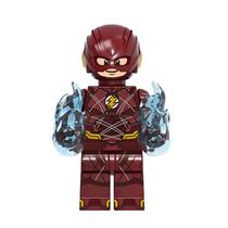 Boneco super herois vilões quadrinhos hq bloco de montar modelo:flash 1 Boneco super herois vilões quadrinhos hq bloco de montar modelo:flash 1