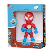 Boneco Super Home teia Vinil Brinquedo Macio - Puff Toys Hero Boneco Super Home teia Vinil Brinquedo Macio - Puff Toys Hero